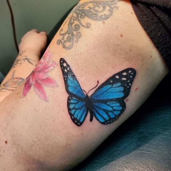 Geometric Dotwork Tattoo
