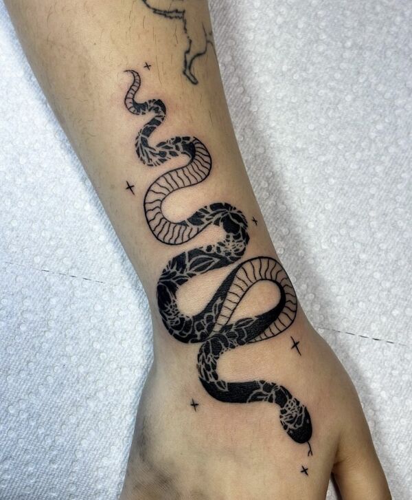 Geometric Dotwork Tattoo