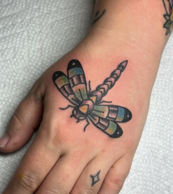 Geometric Dotwork Tattoo