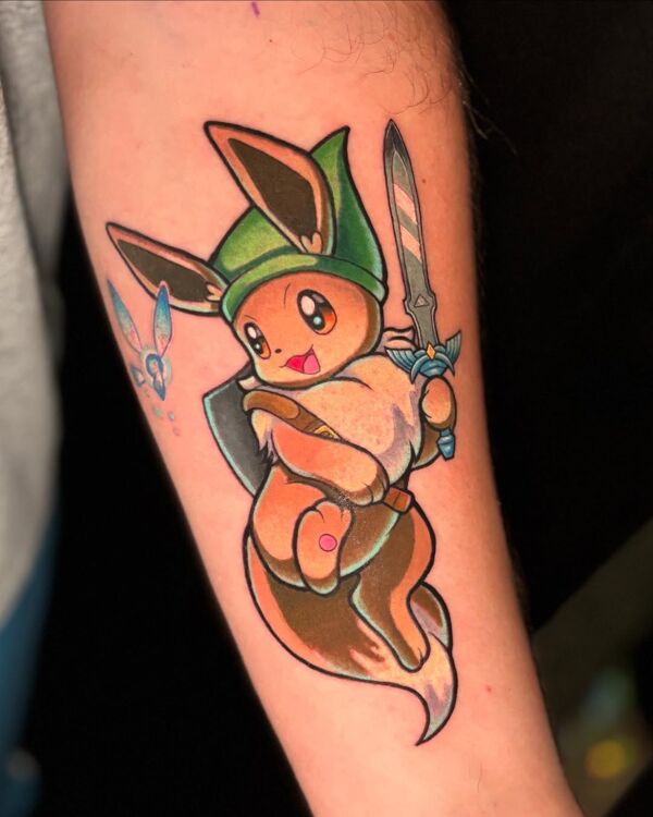 Geometric Dotwork Tattoo